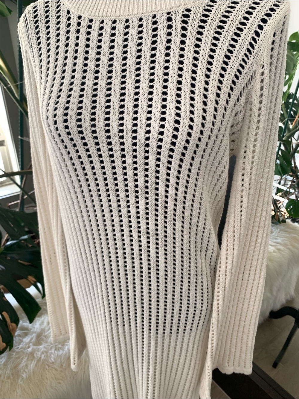 SWNY Sweater Dress Swimsuit Cover Dress size Large - Picture 4 of 6